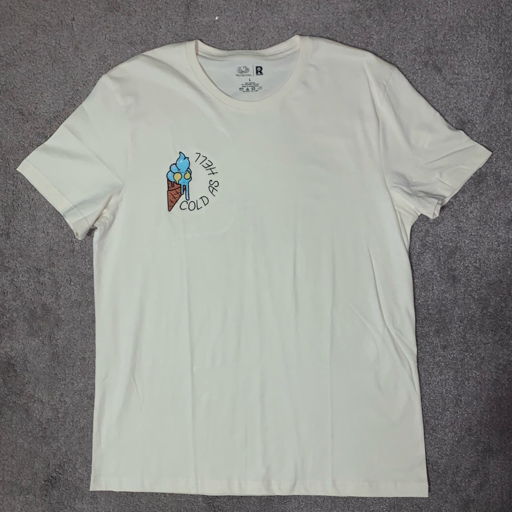 White Graphic Tee